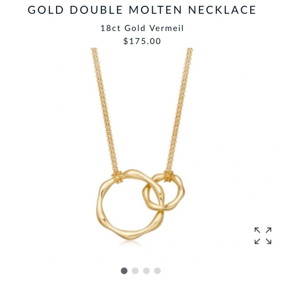 Missoma 18ct gold necklace